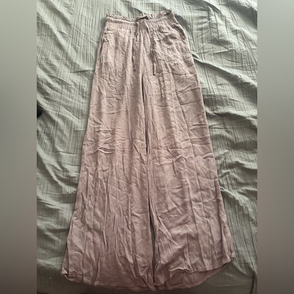 Kendall & Kylie Pants - Kendall & Kylie light purple Smocked Pants